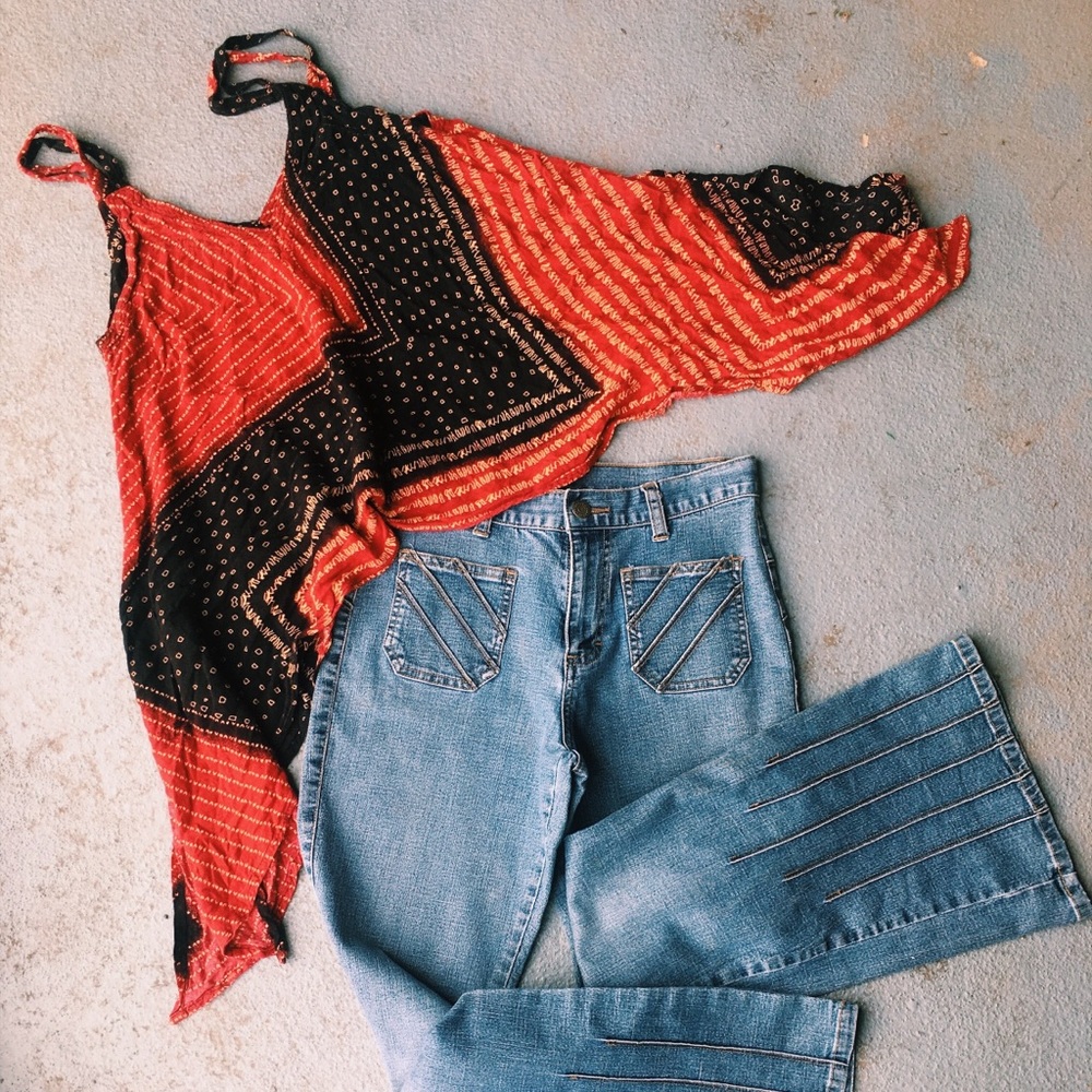 cute vintage hippie top🌿❤️
sleeveless, small $24 - Picture 2 of 3